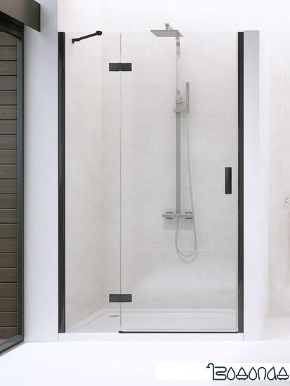 Душевая дверь NEW TRENDY New Renoma Black 100L D-0197A