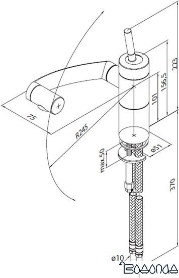 Смеситель Damixa Arc 290007364 фото 4