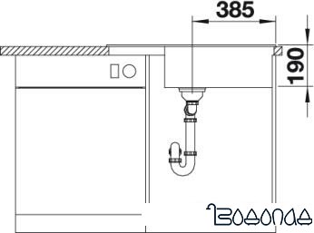 Кухонная мойка Blanco ZIA XL 6 S Compact 526019 (черный) фото 4