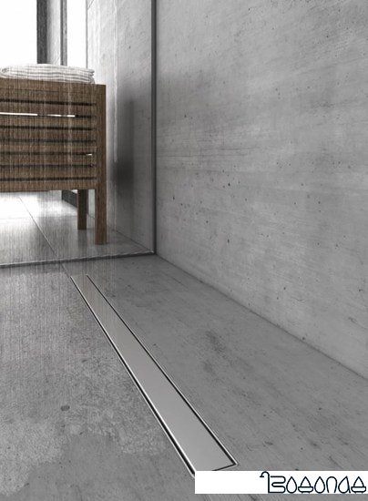 Трап/канал Berges Wasserhaus B1 Keramik 500 090016 (матовый хром) фото 4