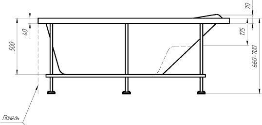 Ванна 1Марка Gracia 160x95
