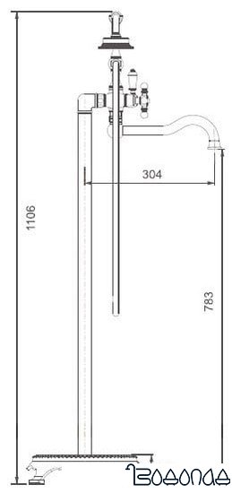 Смеситель Gappo G3089-6
