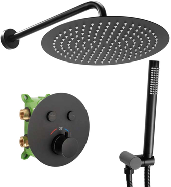 Душевая система Rea Miler Black matt P6713