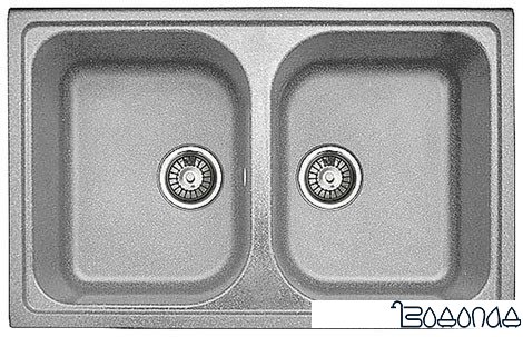 Кухонная мойка GranFest GF-S780K (серый шелк)