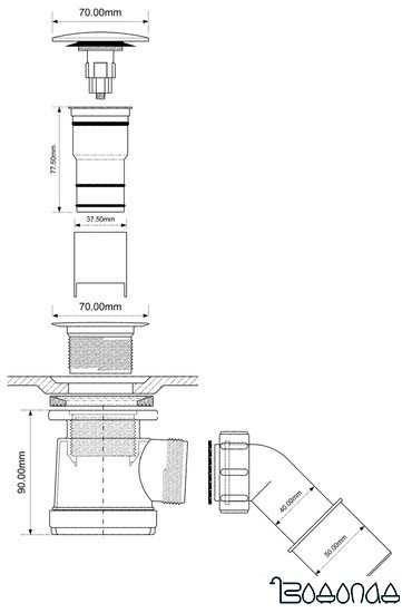 Сифон McAlpine MRS2CL-AB фото 2