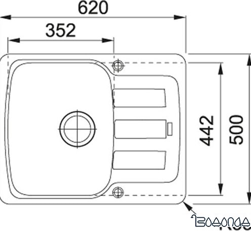 Кухонная мойка Franke Antea AZG 611-62 (серый) фото 2