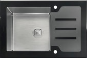 Кухонная мойка Tolero Ceramic glass TG-660 (черный)