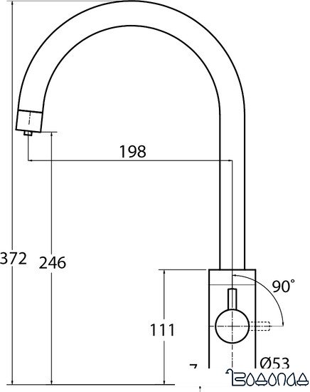 Смеситель Aquasanita Sabiaduo 2963 (песочный) Смеситель Aquasanita Sabiaduo 2963 (песочный)