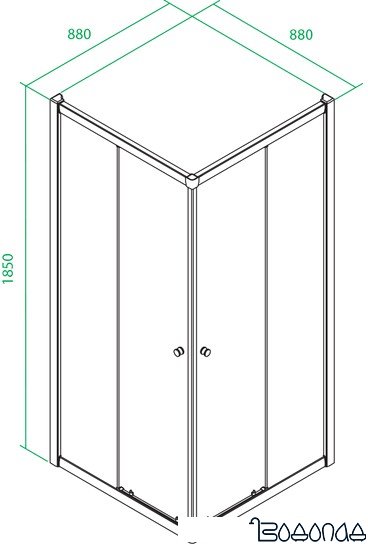 Душевой уголок IDDIS Mirro M10S099i23