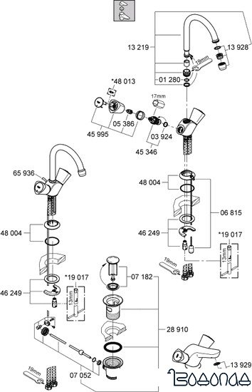 Смеситель Grohe Costa S 21257001