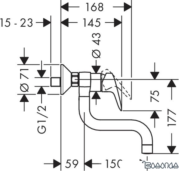 Смеситель Hansgrohe Logis 71836000