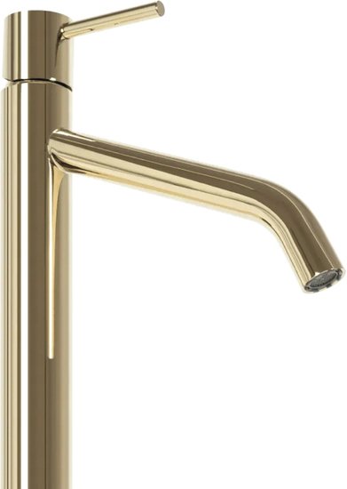 Смеситель Rea Level B2045 (светлое золото) фото 4