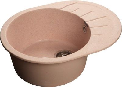 Кухонная мойка GranFest Rondo GF-R580L (светло-розовый) Кухонная мойка GranFest Rondo GF-R580L (светло-розовый)
