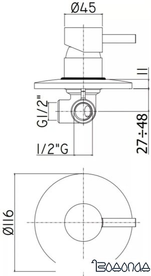 Смеситель Paffoni Light LIG011NO