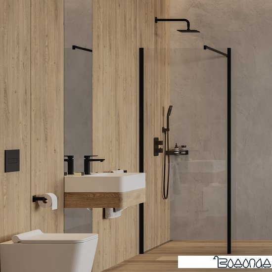 Душевая стенка Omnires Marina MA9030BLTR