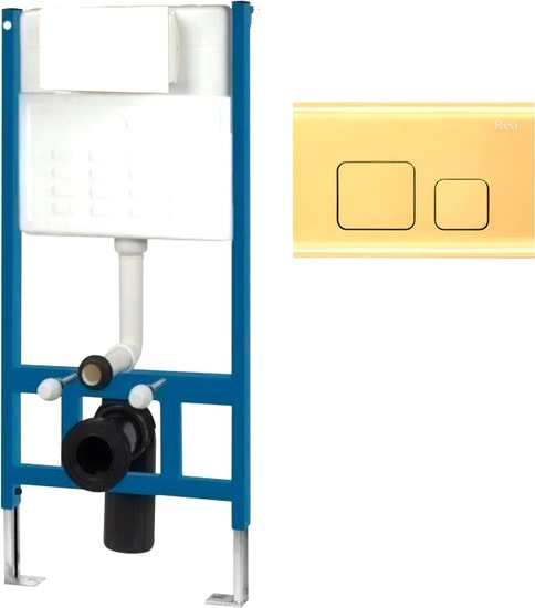 Инсталляция для унитаза Rea REA-E9851 (золотой) фото 1