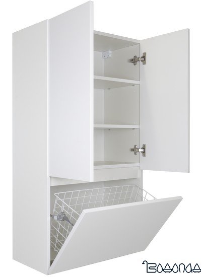 Мебель для ванных комнат Misty Шкаф для ванной Амур 60 Э-Ам08060-012Бк