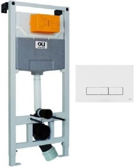 Инсталляция для унитаза OLI 120 Plus 099949 + 152939 (белый)