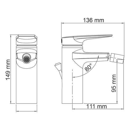 Смеситель Wasserkraft Lopau 3206