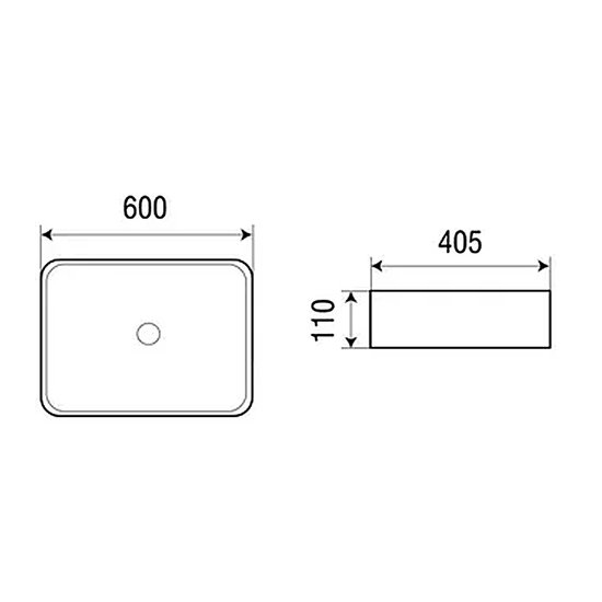 Умывальник Azario AZ-2174 фото 3