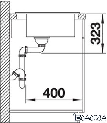 Кухонная мойка Blanco Palona 6 (базальт) 524737