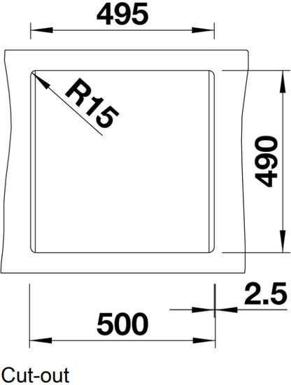 Кухонная мойка Blanco Dalago 5 525871 (черный) фото 4