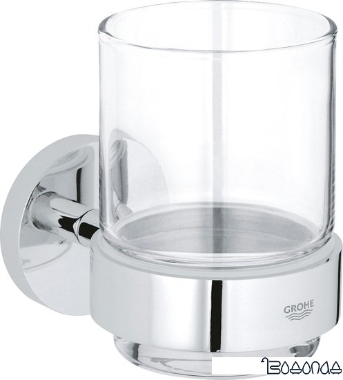 Стакан для зубной щетки и пасты Grohe Essentials 40447001 (хром)