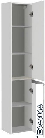 Акватон Шкаф-пенал Лондри 34 1A236203LH010 (белый)