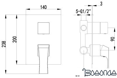 Смеситель Lemark Unit LM4528C