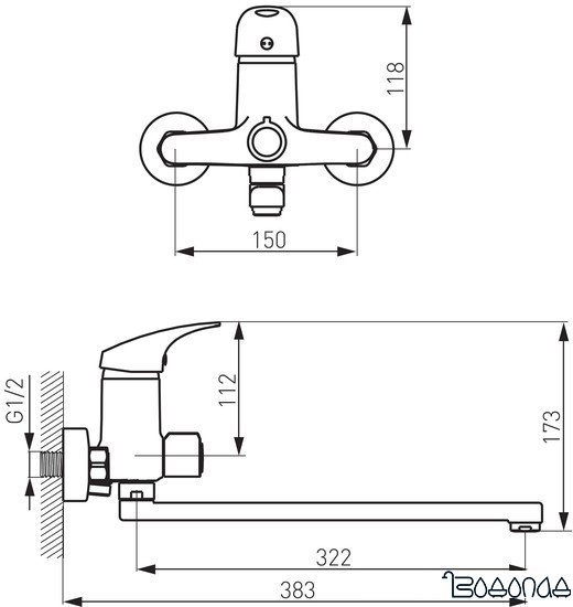 Смеситель Ferro One BFO5A
