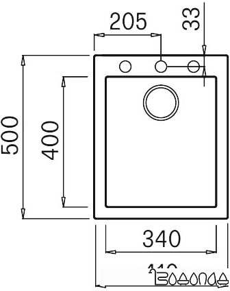 Кухонная мойка Elleci Quadra 100 Avena 51