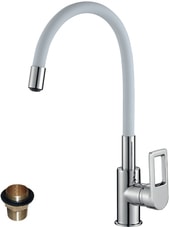 Смеситель Rossinka Silvermix Z35-35U (белый/хром)