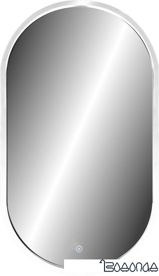 Континент Зеркало Prime White Led 45x80 фото 4