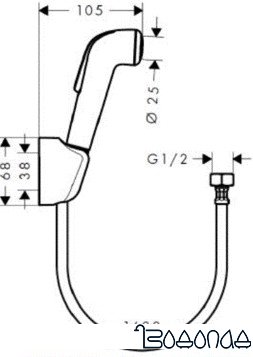 Душевая лейка Hansgrohe Croma 32122000