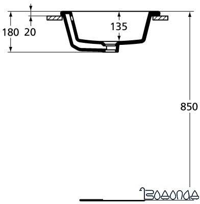 Умывальник Ideal Standard Strada K078001 59.5x44 фото 4