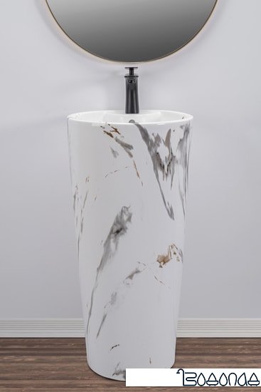 Умывальник Rea Blanka (матовый камень)