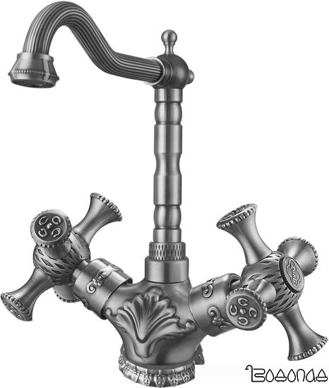 Смеситель ZorG A 7005K-SL (античное серебро)