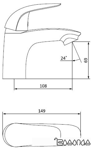 Смеситель RedBlu Palace Bit 310210000 фото 4