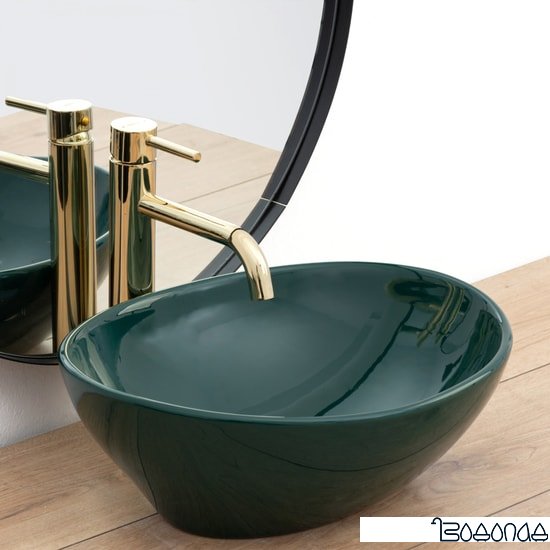 Умывальник Rea Sofia (зеленый) фото 4