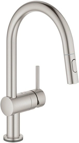 Смеситель Grohe Minta Touch 31358DC2 (стальной) фото 1