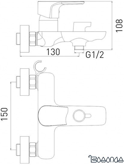 Смеситель Gross Aqua Evo 2155297C
