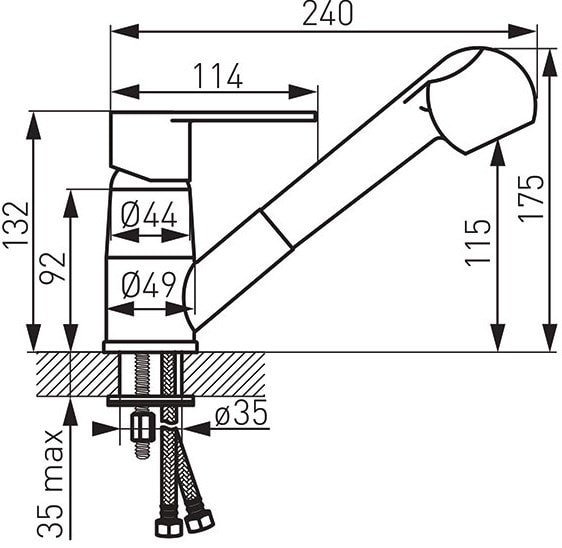 Смеситель Ferro Algeo BAG8-12
