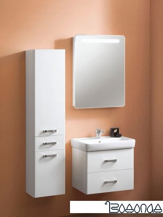 Акватон Тумба Америна 60 с умывальником Тигода 60 (белый)