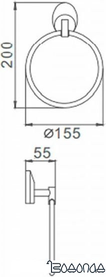 Держатель для полотенца Ekko E1504