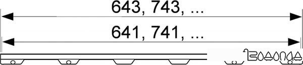 Сливная решетка Tece Plate II 601272 фото 3