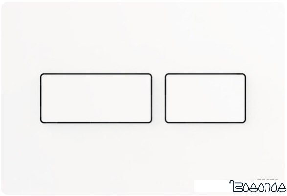 Панель смыва Tece Solid 9240433 (белый матовый)