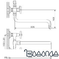 Смеситель Gappo G2263-4