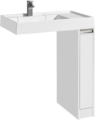 Акватон Тумба с умывальником Лондри 20 1A236101LH010 (белый)