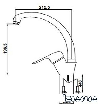 Смеситель Kaiser City [21044] фото 2