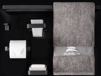 Набор для туалета Rubineta Edela 670115 (черный)